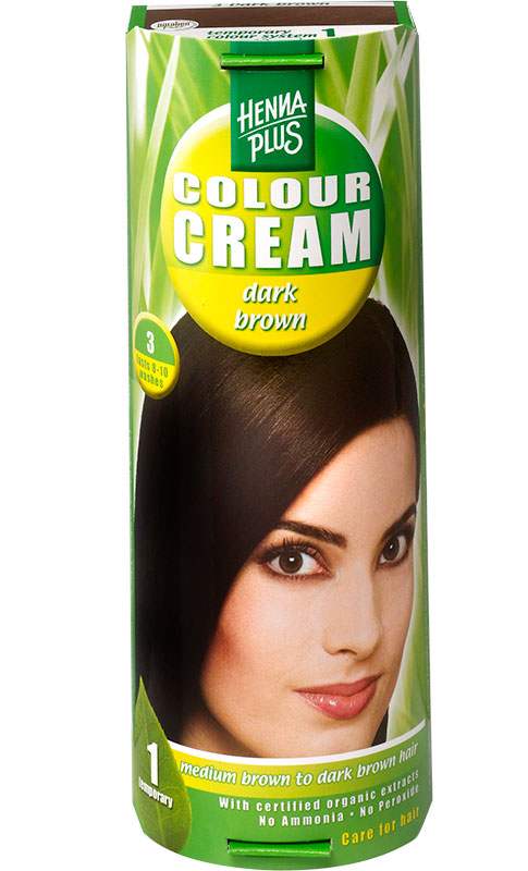 HENNA Colour Cream 3 dunkelbraun 60 ml