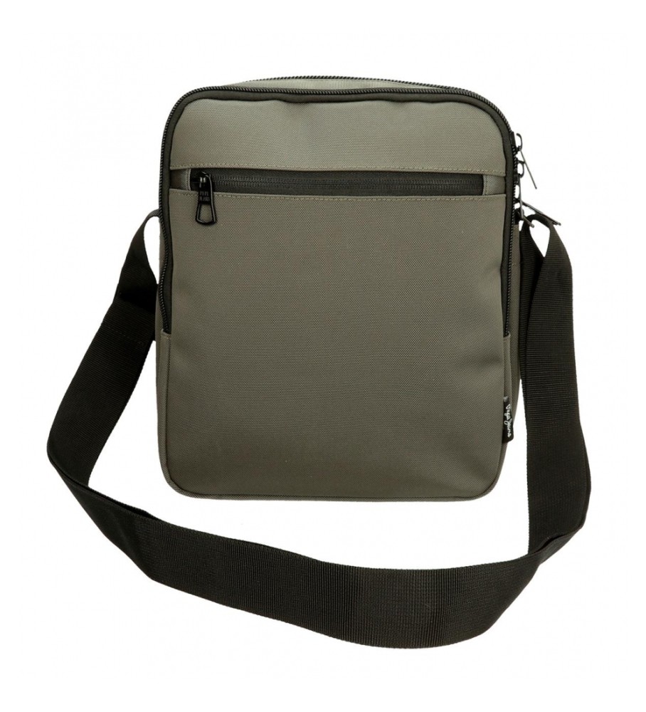 Bolsa de ombro grande Pepe Jeans Leighton para tablets, verde