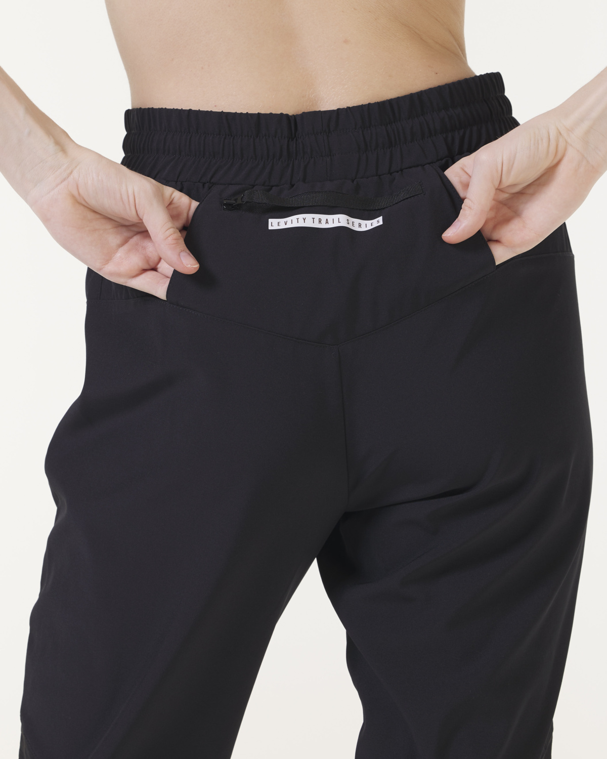 LEVITY Trail Running Pants Off Black
