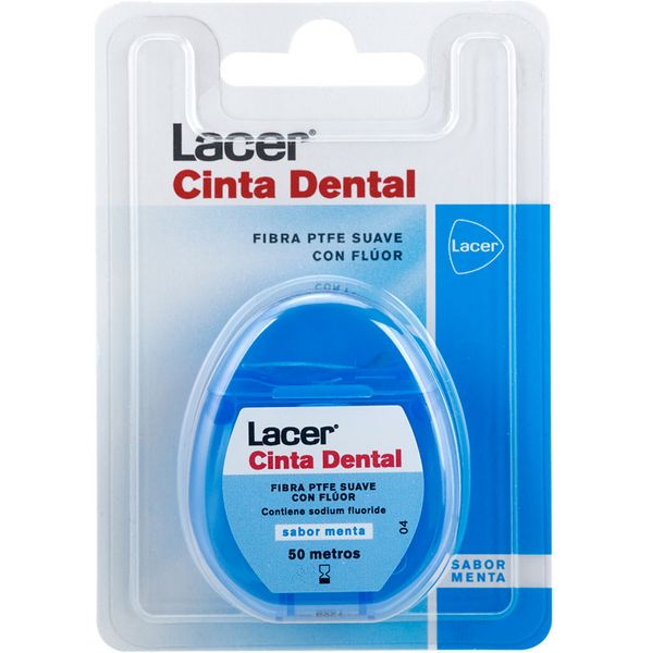 Lacer Fio Dental PTFE Menta 50 Metros
