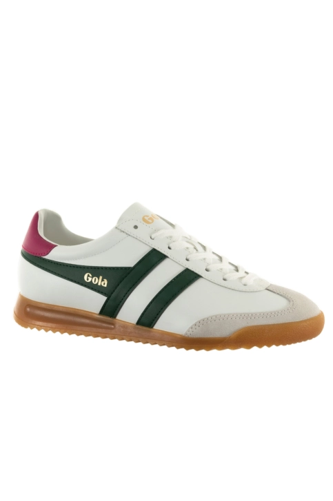 Baskets basses gola torpedo white/evergreen/fuchsia