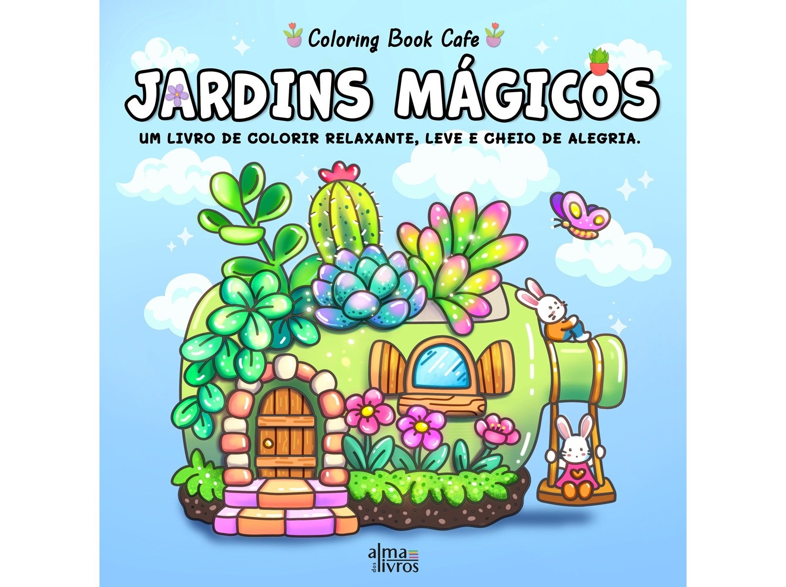 LIVRO JARDINS MÁGICOS COLORING BOOK