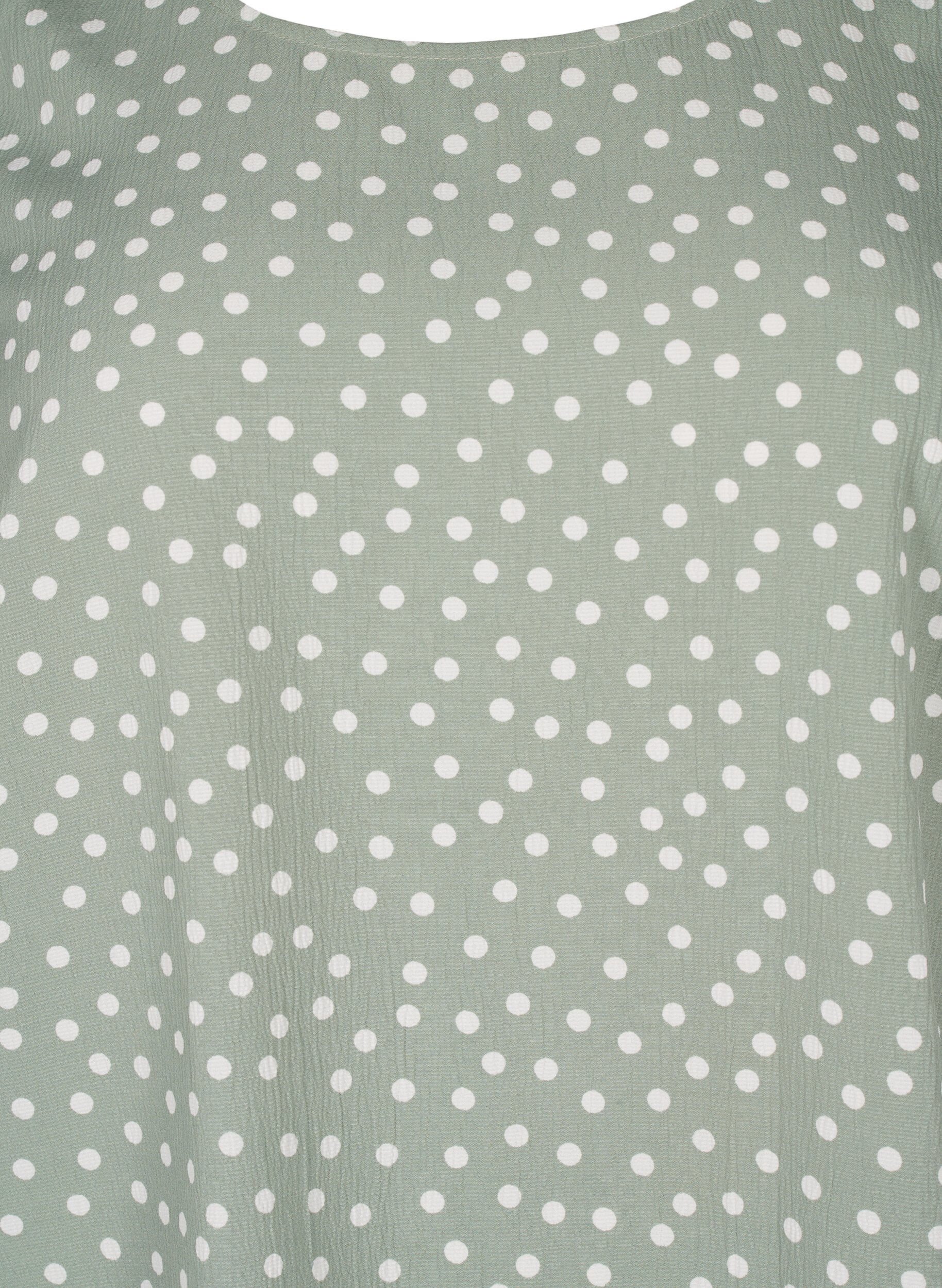 FLASH - Kortærmet bluse med print