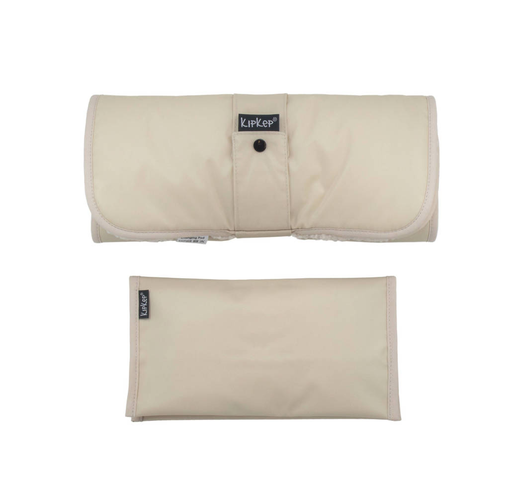 Napper verschoonmatje + luieretui met teddy beige