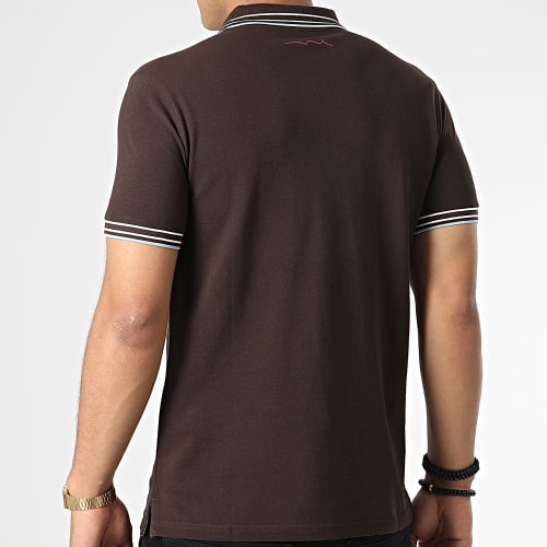 Polo Manches Courtes Pasian Marron