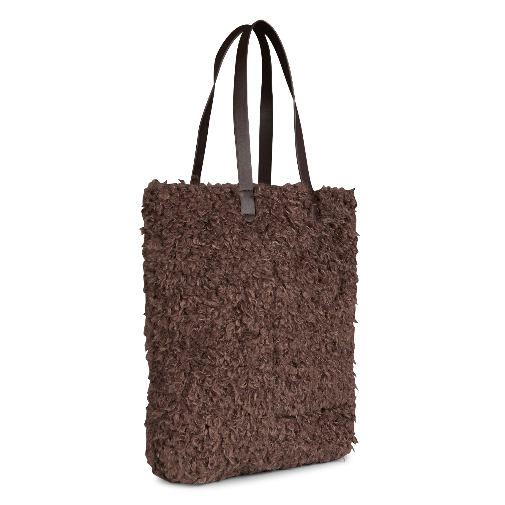 OFURRYSMALL - Cabas large effet fourrure | Marron
