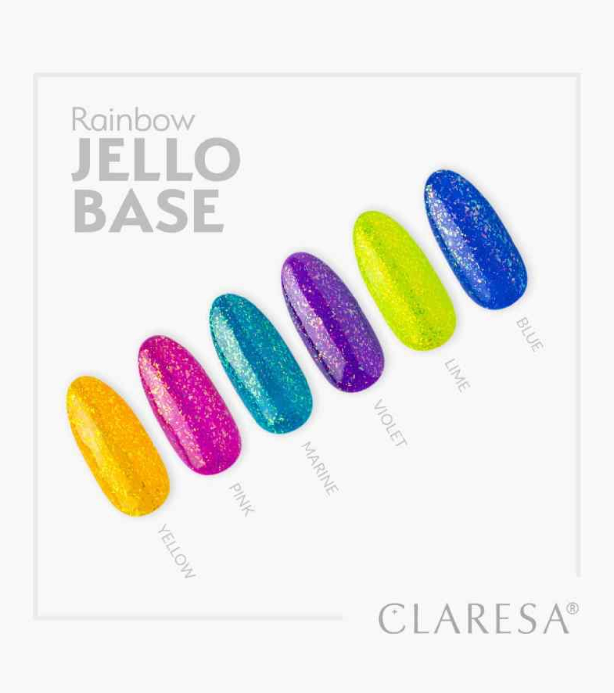 Claresa - *Rainbow Jello Base* - Esmalte semipermanente - Pink