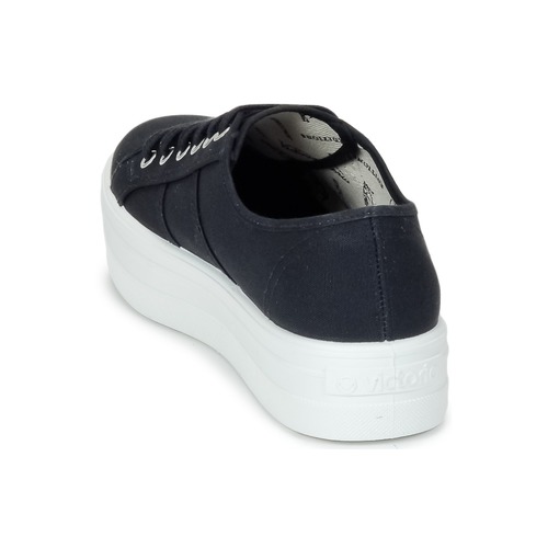 Victoria - BLUCHER LONA PLATAFORMA - Noir