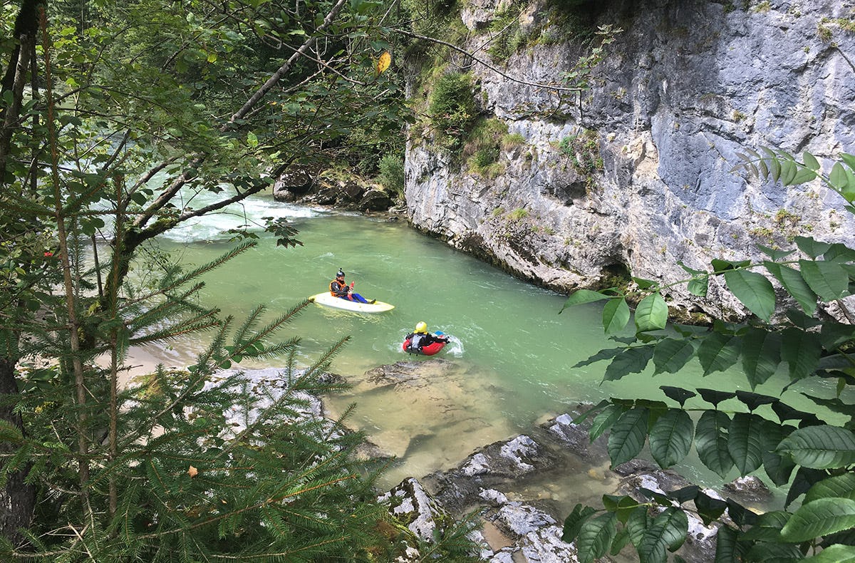 Wildwasser-Tubing Abtenau-Voglau