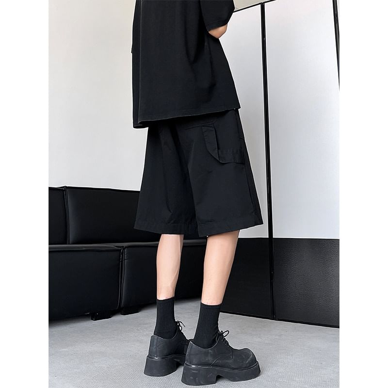 Freehop - Mid Rise Plain Shorts
