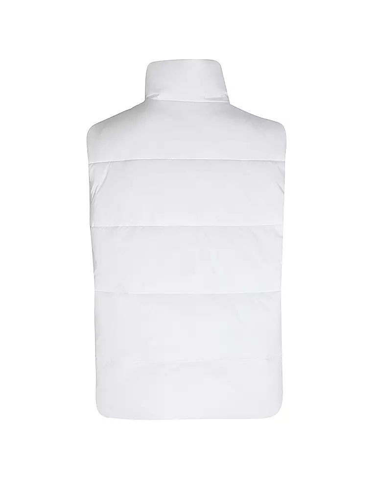 TOMMY JEANS Steppgilet  weiss