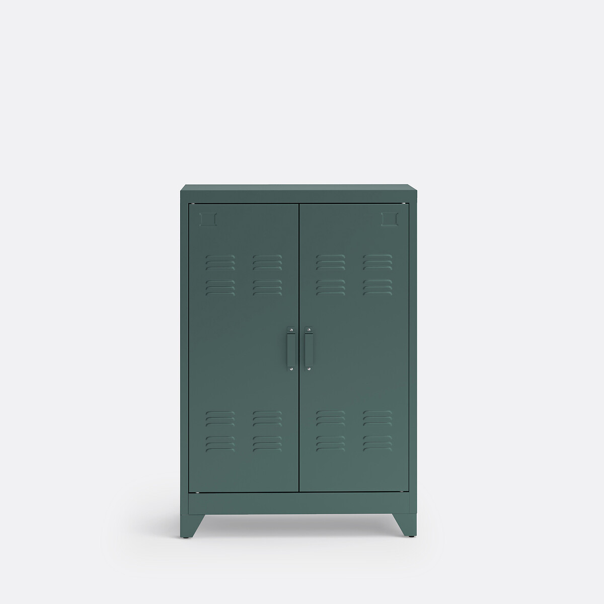 LA REDOUTE INTERIEURS<br>Armário baixo de metal, 2 portas, Hiba