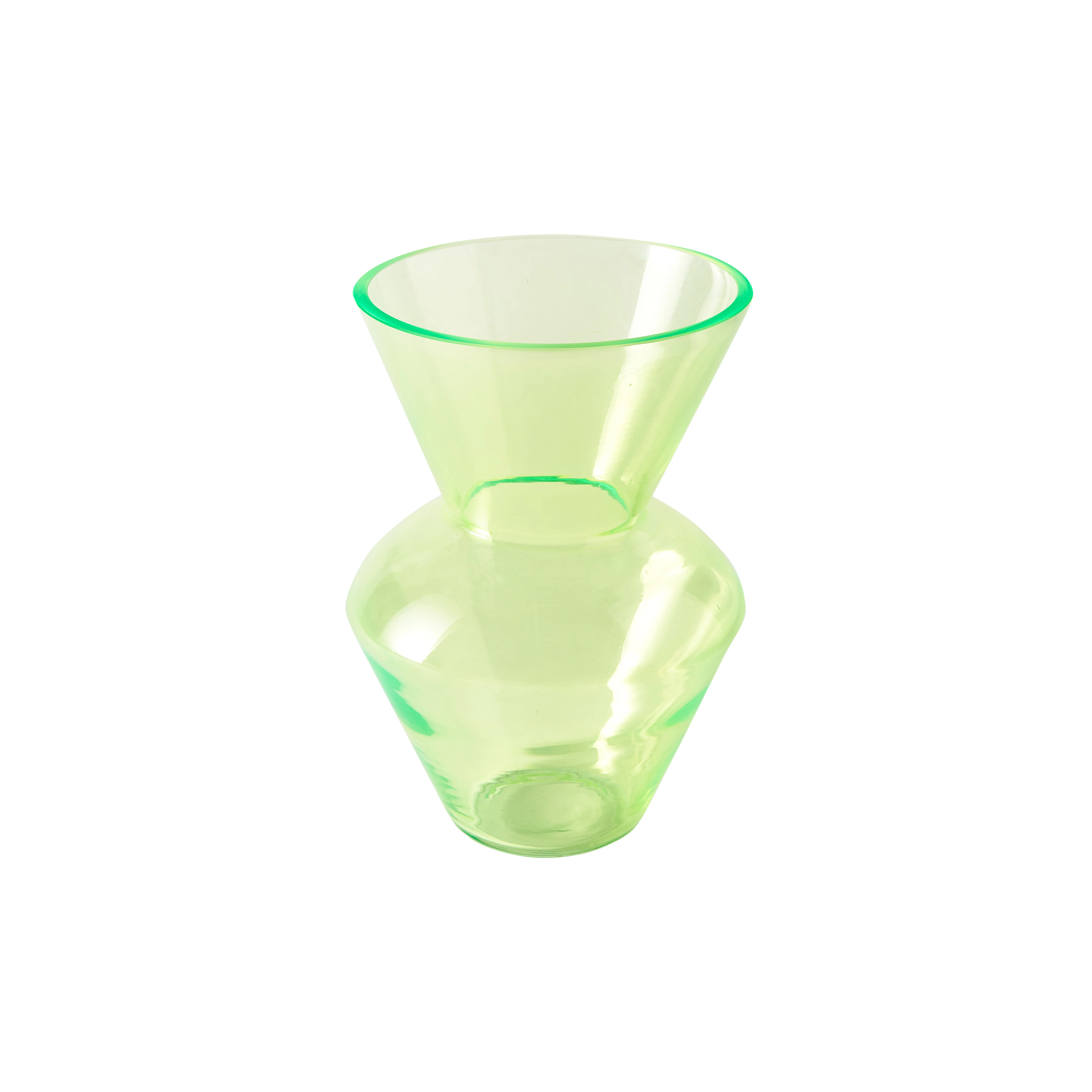 FAT NECK - Vase verre | Vert