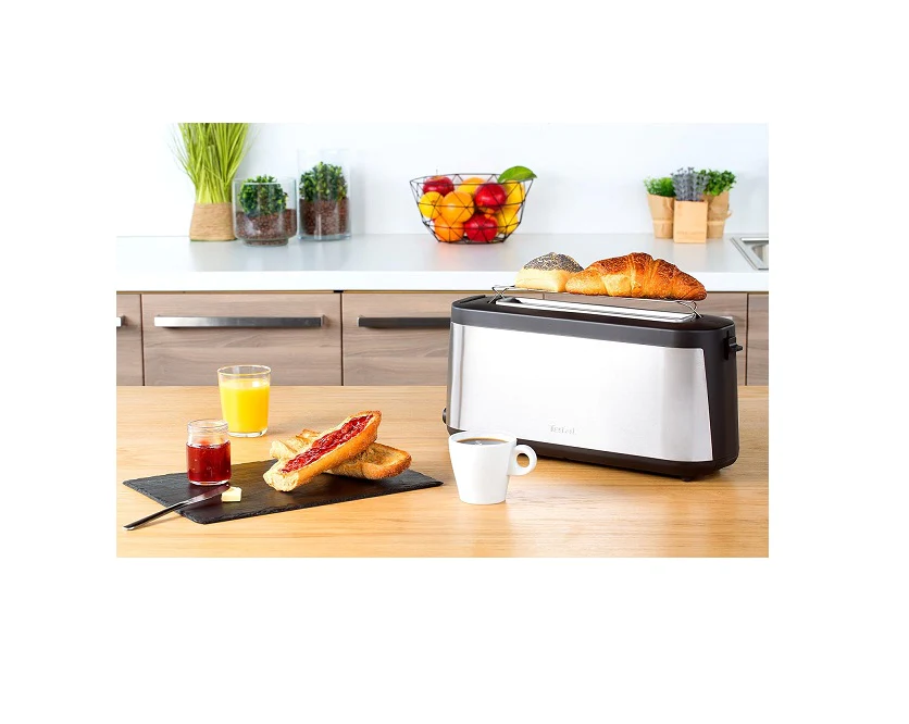 grille pain avec 1 fente 1000W gris noir Tefal
