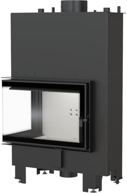 Kratki wasserführender Kamineinsatz MBM PW 10 | 12 kW | Ecke Links