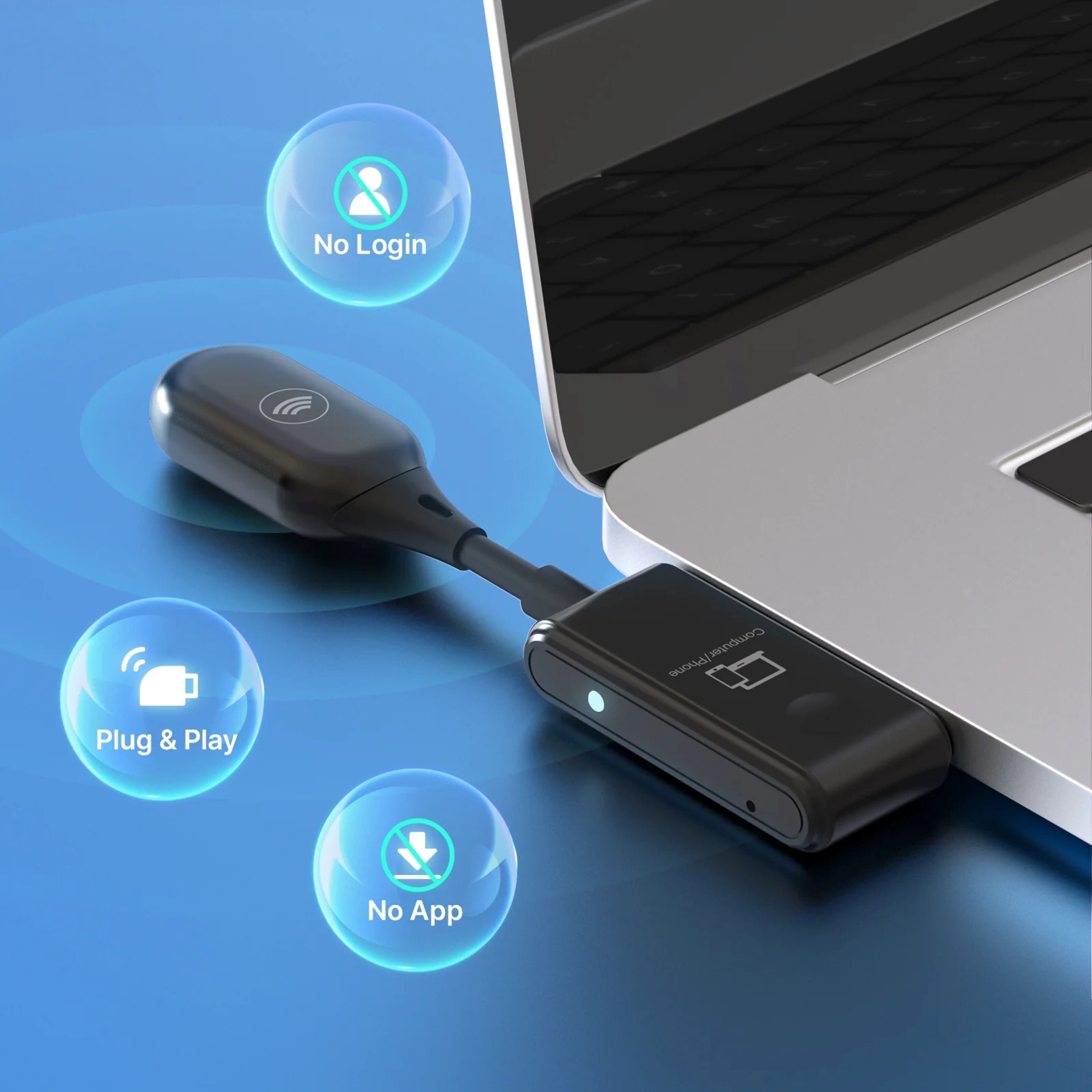 MiniX Neo C1 USB-C til HDMI trådløs displaydongel