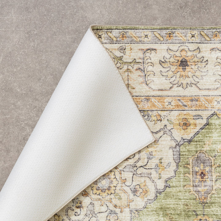 Vintage buitenkleed - Santo Medaillon Groen