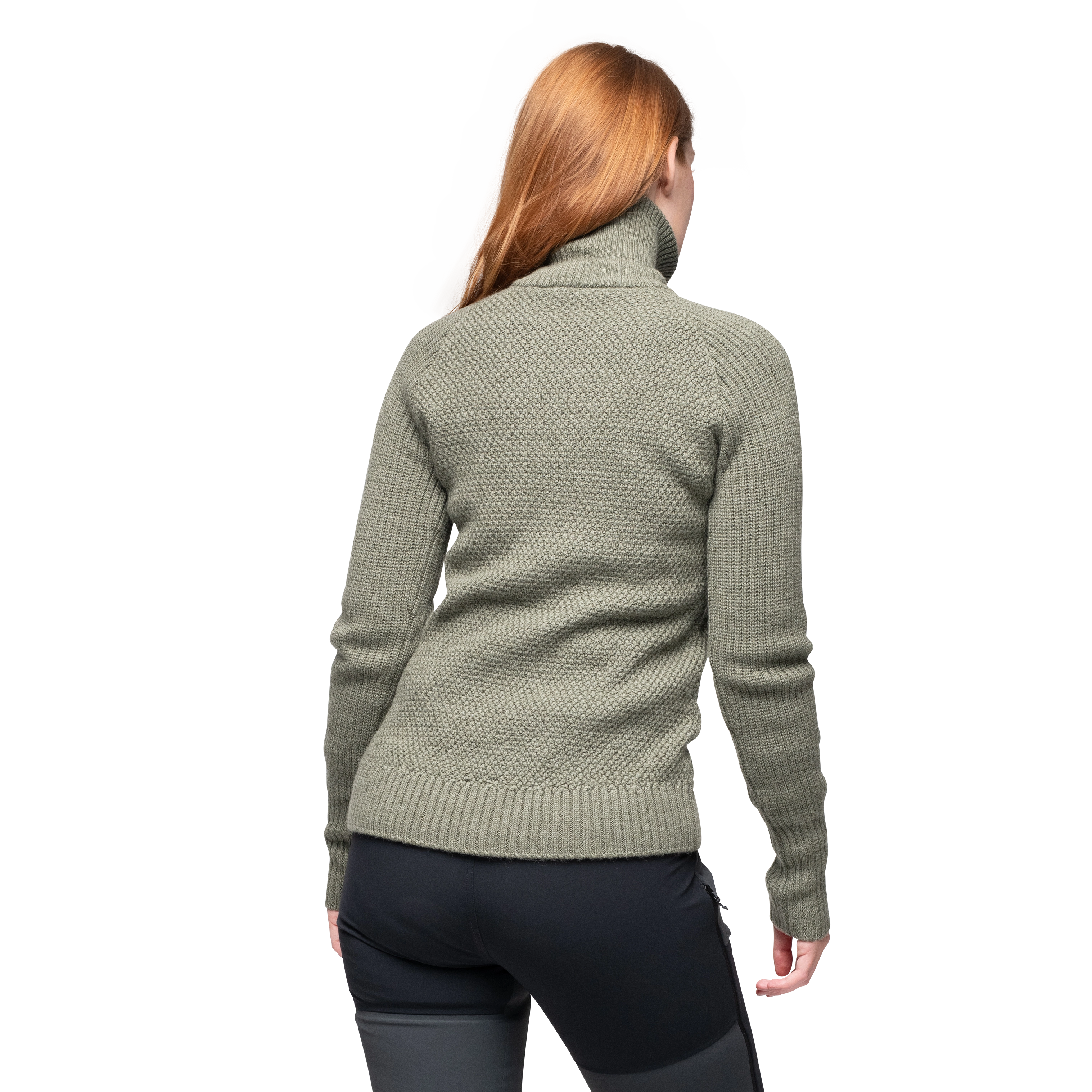 Ulriken Lady Jumper Green Mud Melange