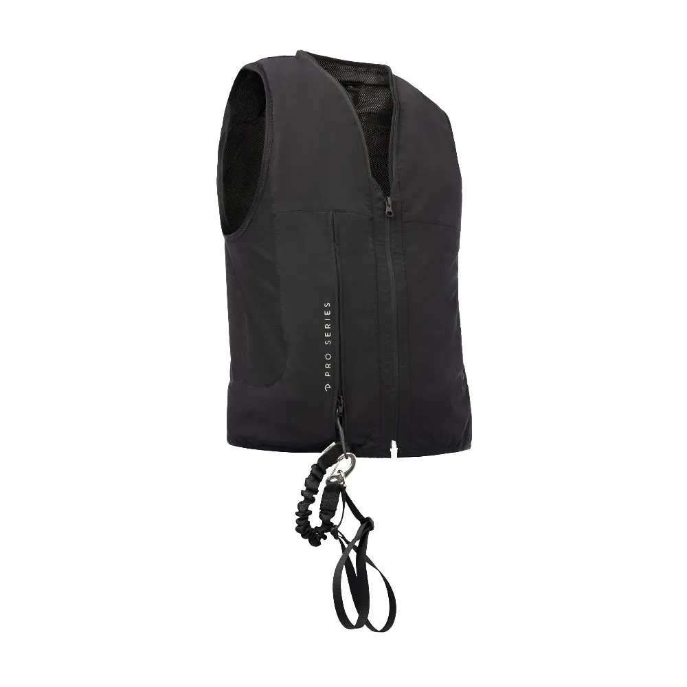 Equitheme PRO SERIES ZIPAIR - Gilet airbag noir