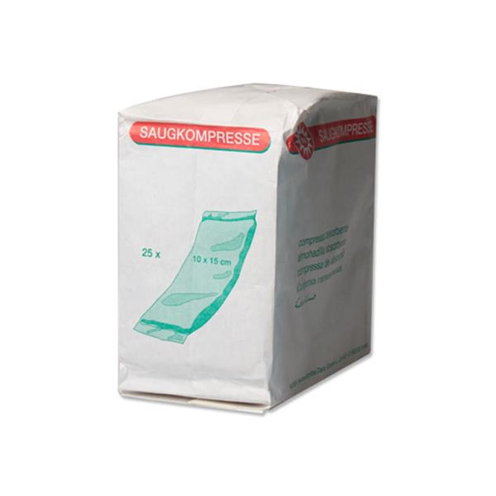 NOBA Saugkompressen unsteril 25 Stück 10 x 15 cm