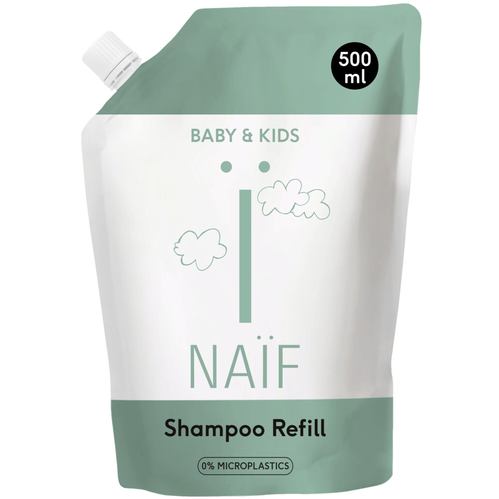 Naif Voedende Shampoo voor Baby & Kids Navulverpakking500 ml