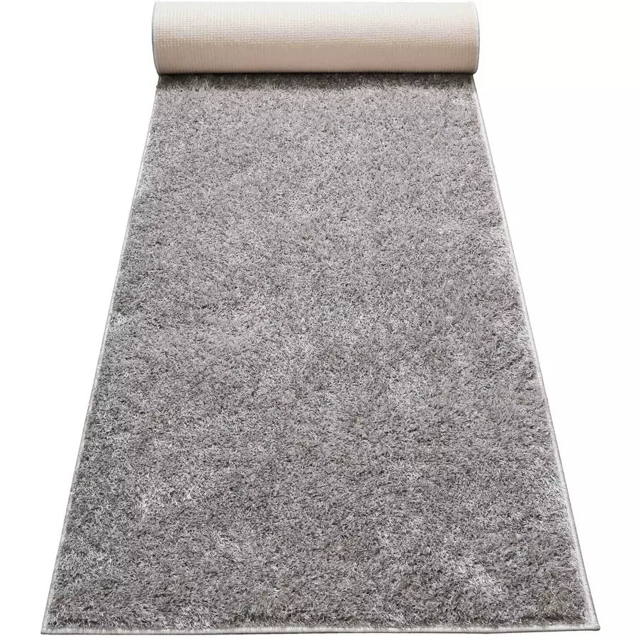 Wecon home basics Hochflorteppich Fanny hellgrau
