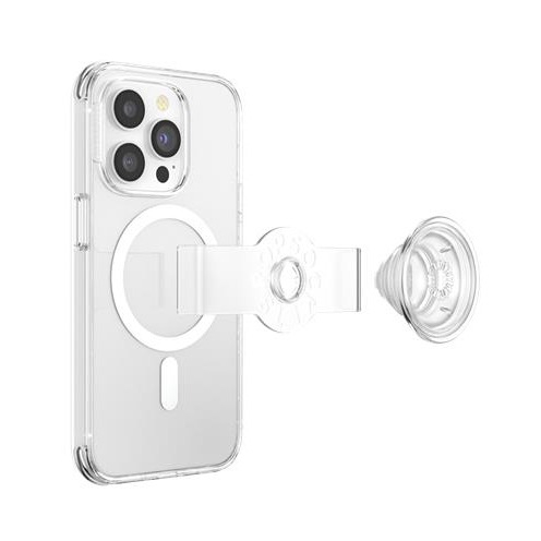 iPhone 14 Pro MagSafe Hardcase Hülle   PopGrip Slide (806432) - Transparent