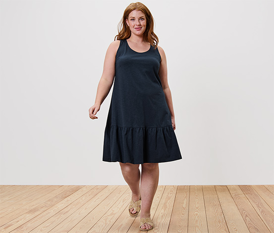Jerseykleid mit Volant