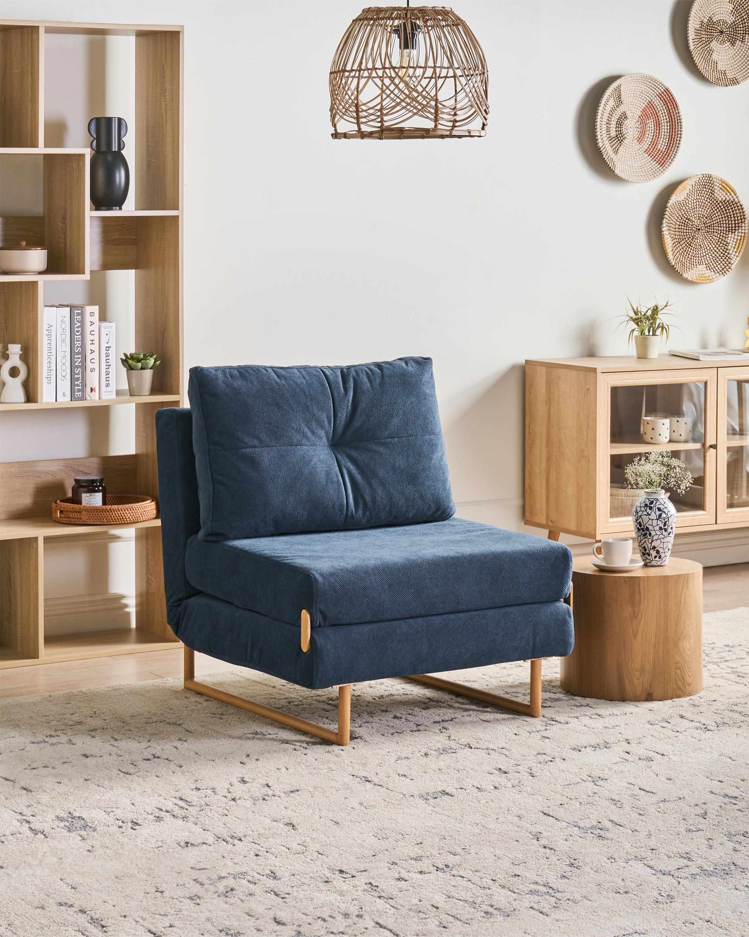 Bankenset 6-zits JERSLEV Stof Blauw