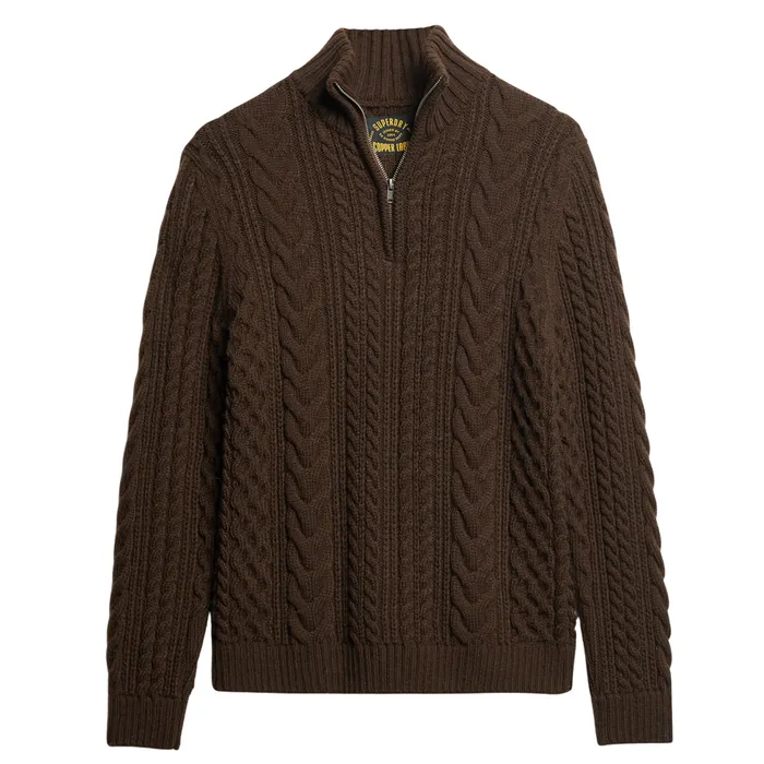 Superdry Vintage Jacob Henley Trui Heren