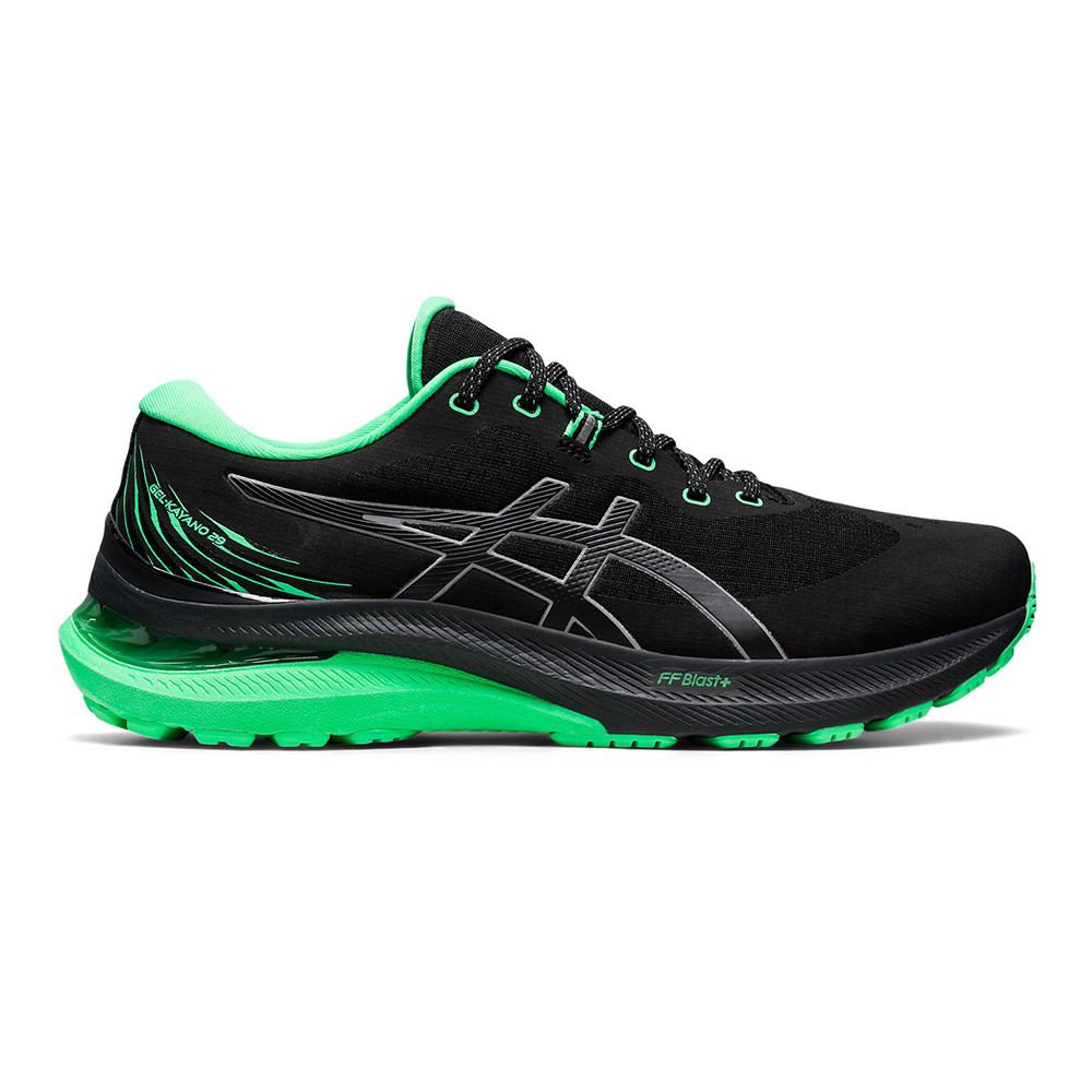 Asics GEL-KAYANO 29 LITE-SHOW - Chaussures running Homme black/new leaf