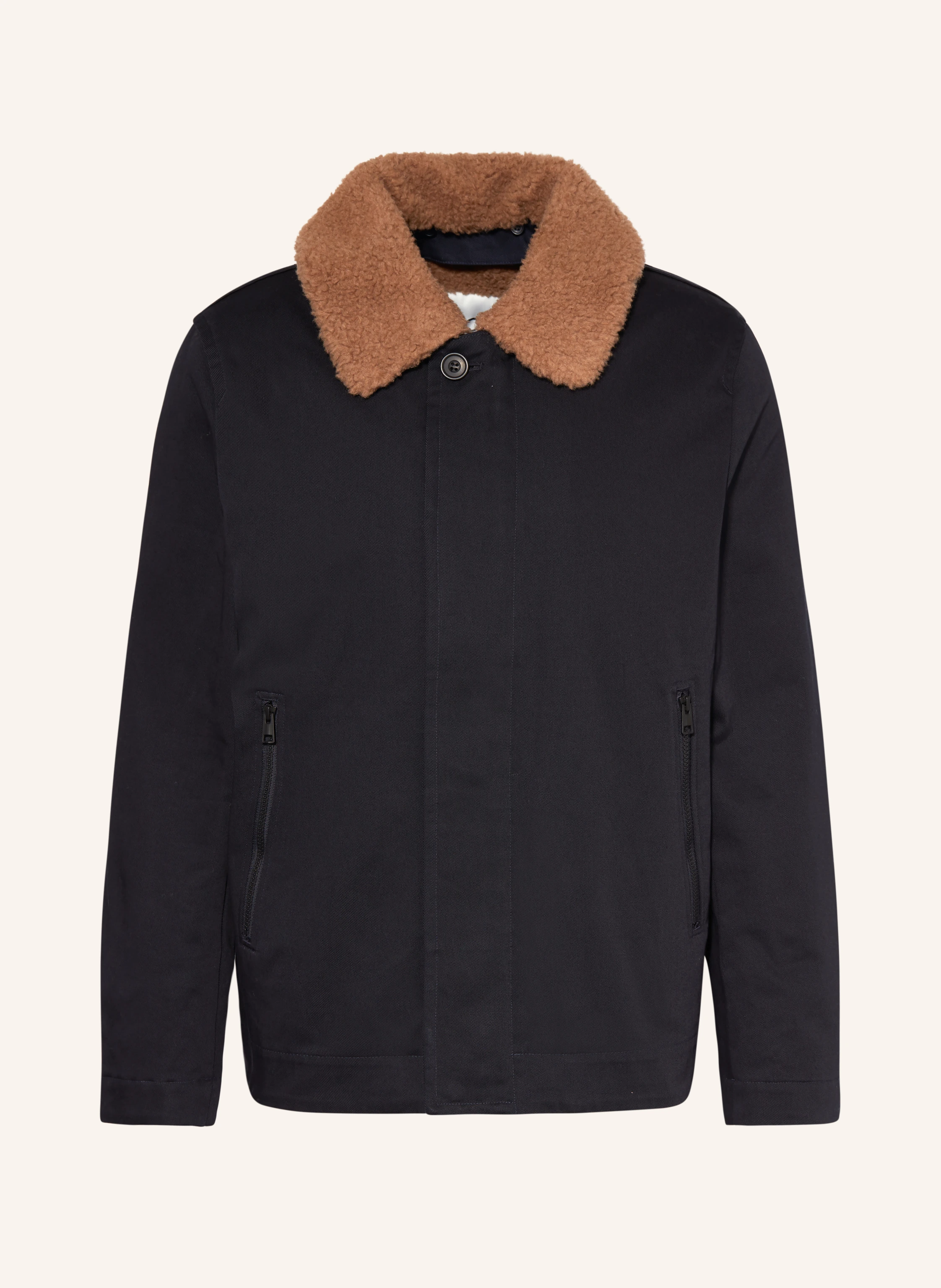 COS Jacke mit abnehmbarem Teddyfell