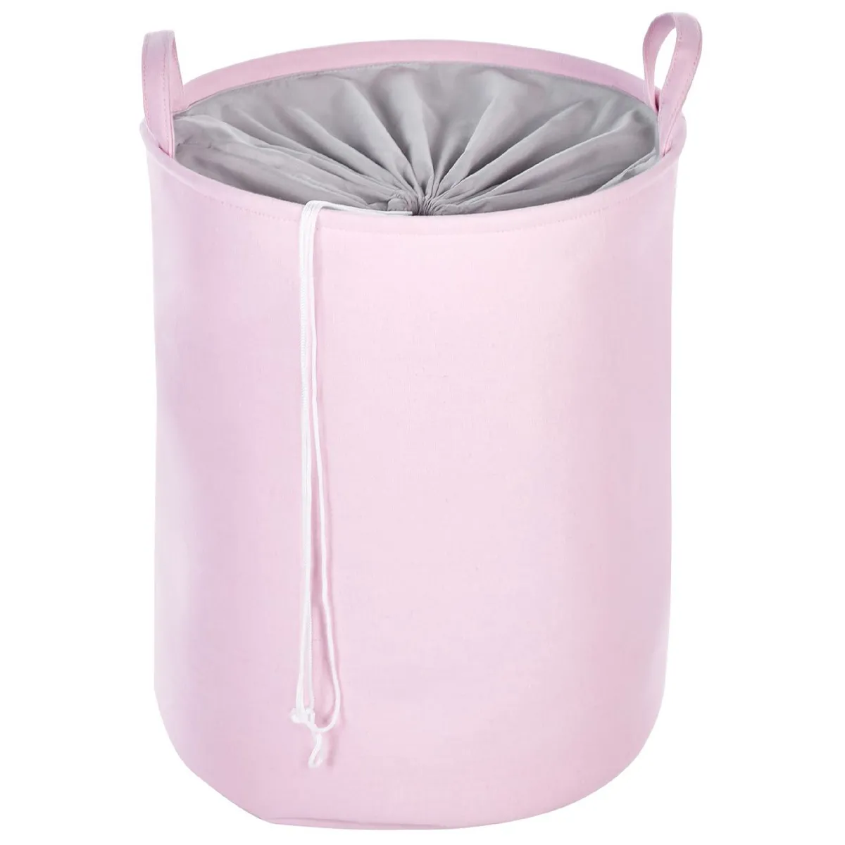 Beliani Lot de 3 paniers en tissu polyester rose ARCHA