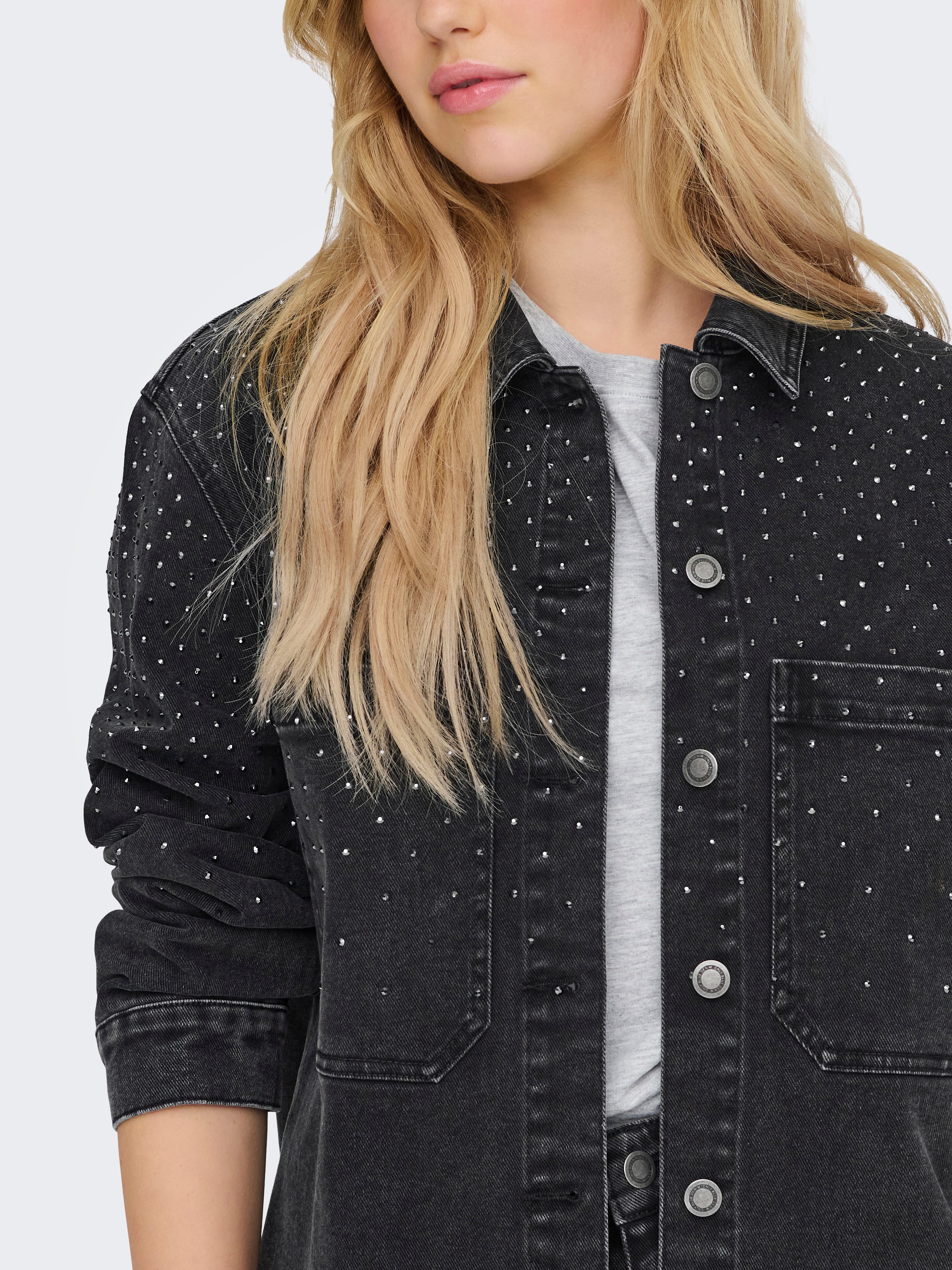 ONLCASSIE Hemd Washed Black