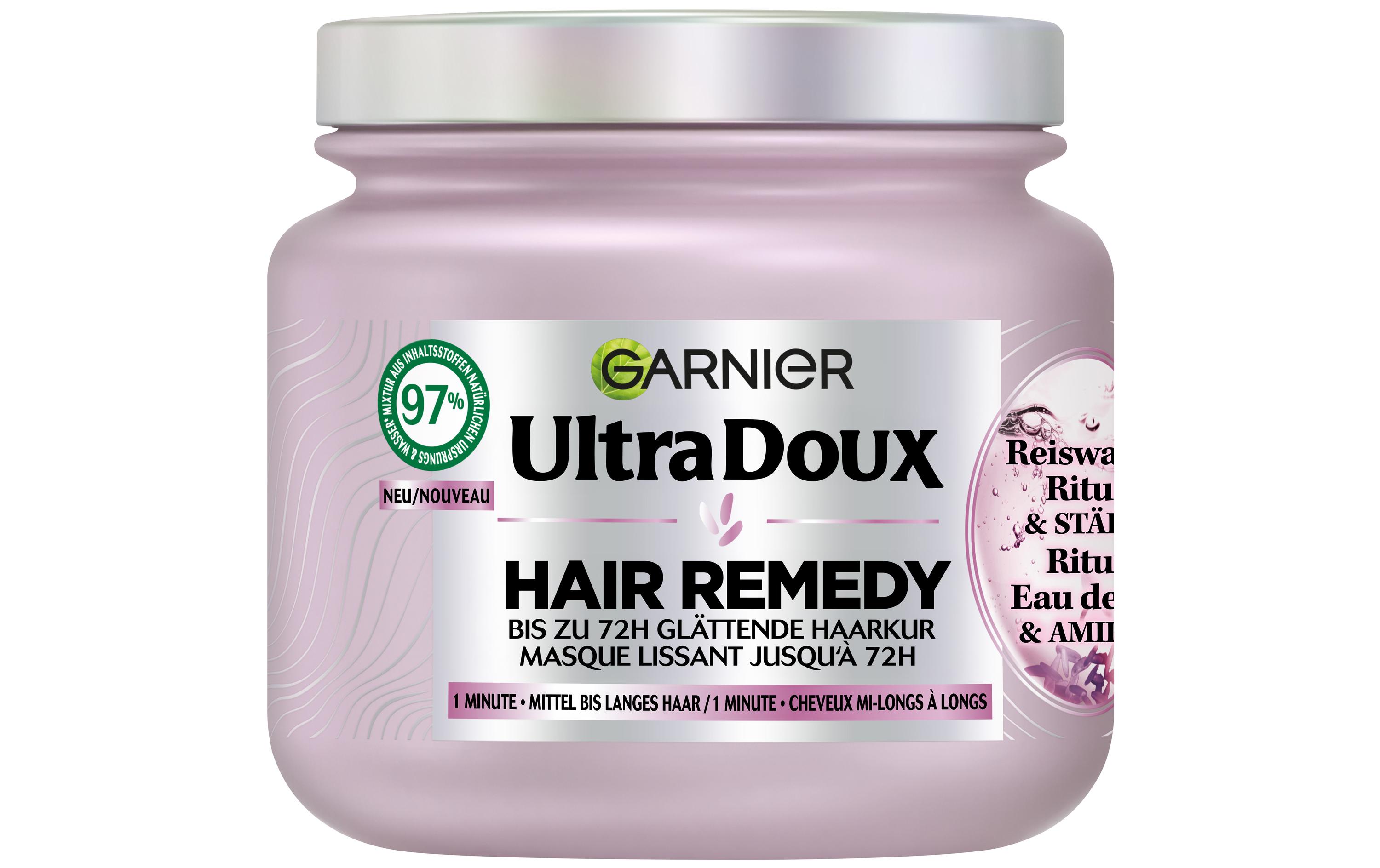 Haarkur Ultra Doux Rice Water 340 mlHaarkur verleiht dem Haar Geschmeidigkeit und Glanz