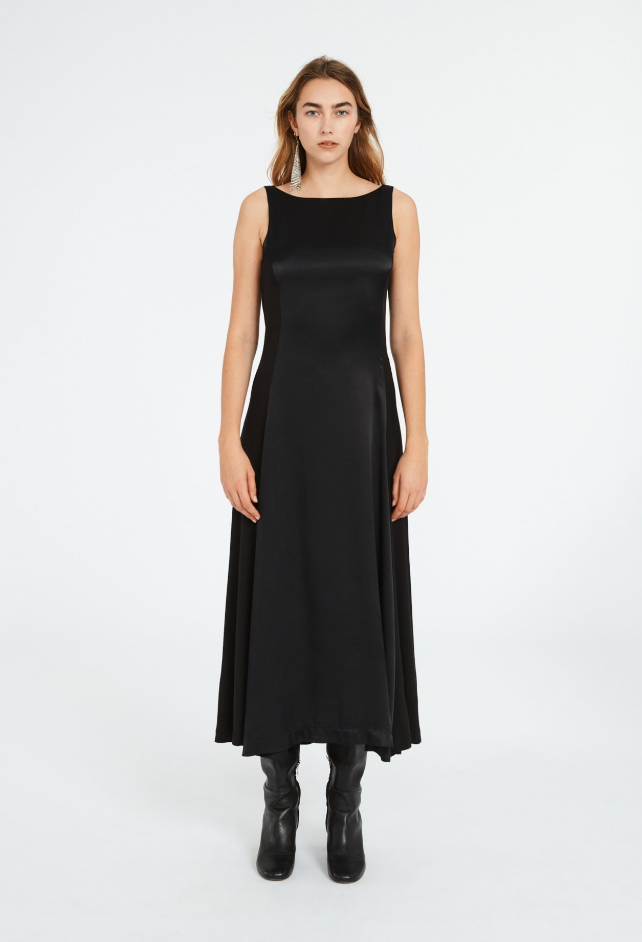 Robe longue dos nu