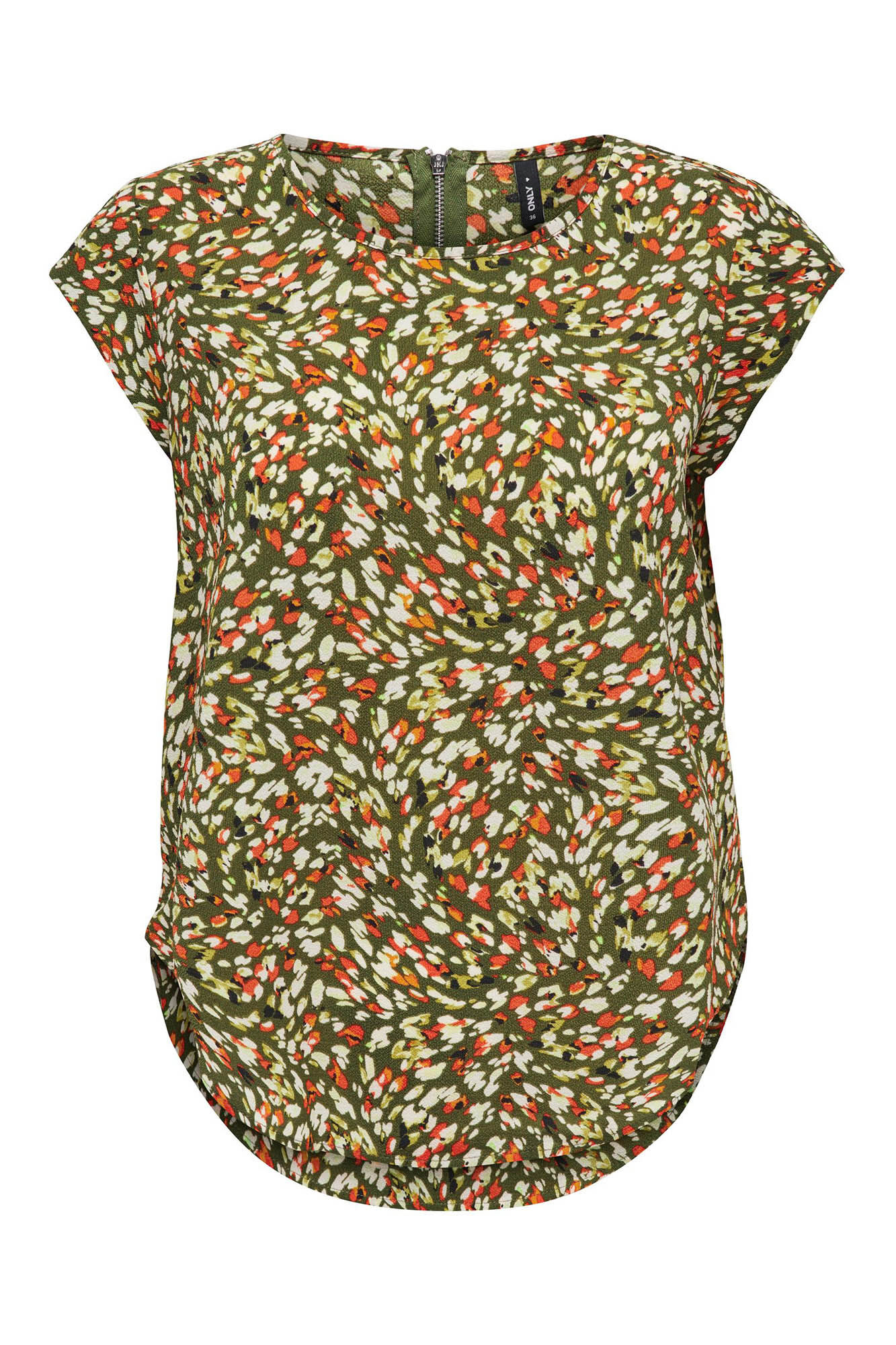 Blusa estampada de manga curta