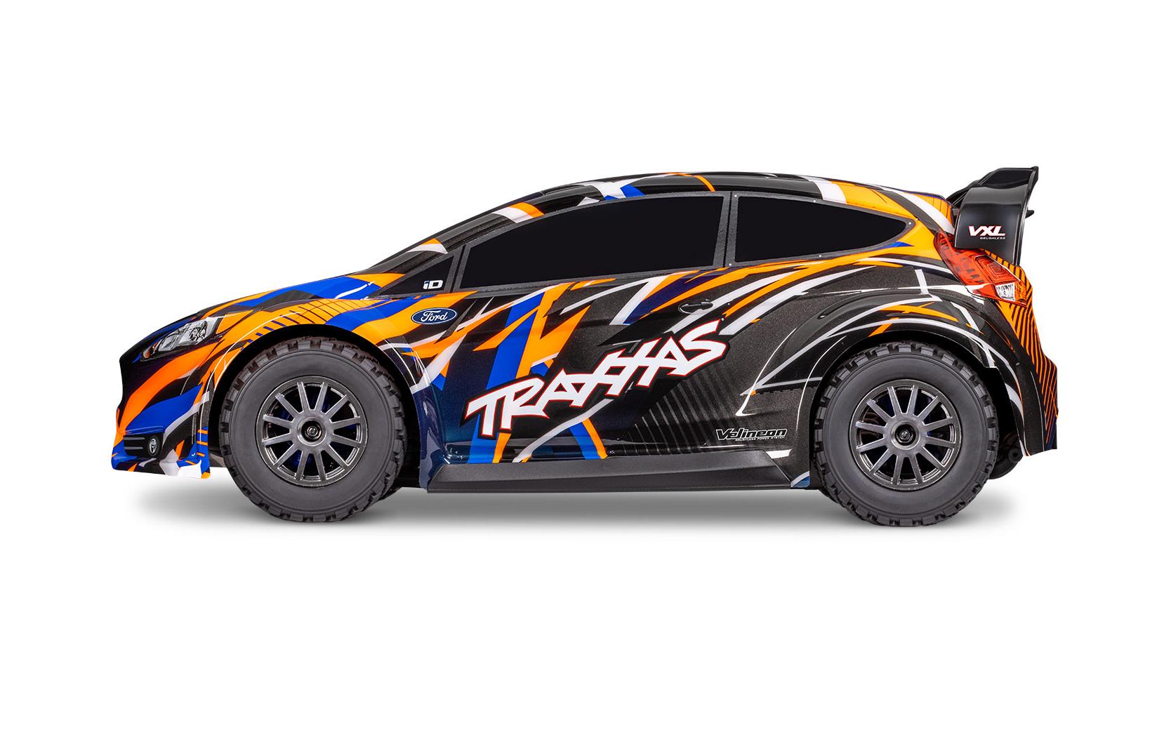 Rally Ford Fiesta ST VXL 4WD Orange, ARTR, 1:10<br>Robustes RC Rallyauto mit 3S Brushless Antrieb