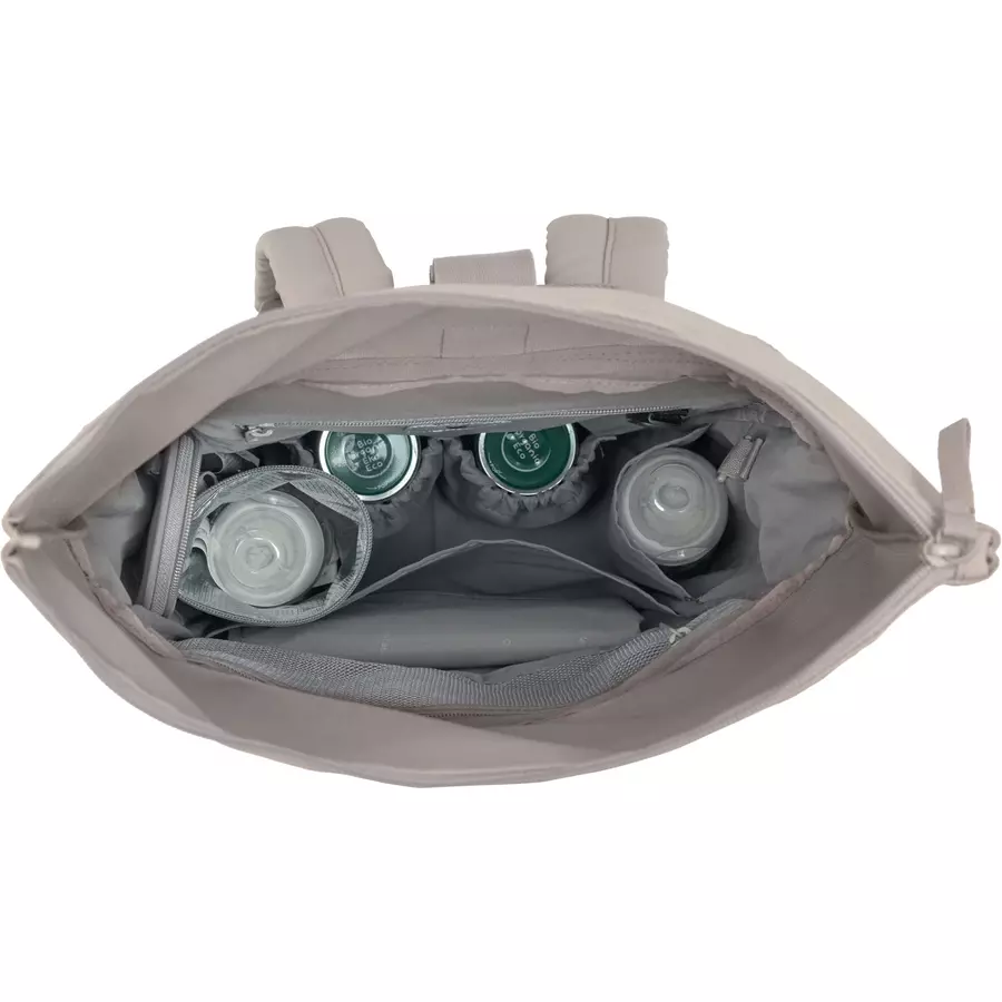 LÄSSIG Wickelrucksack Rolltop Up Backpack taupe