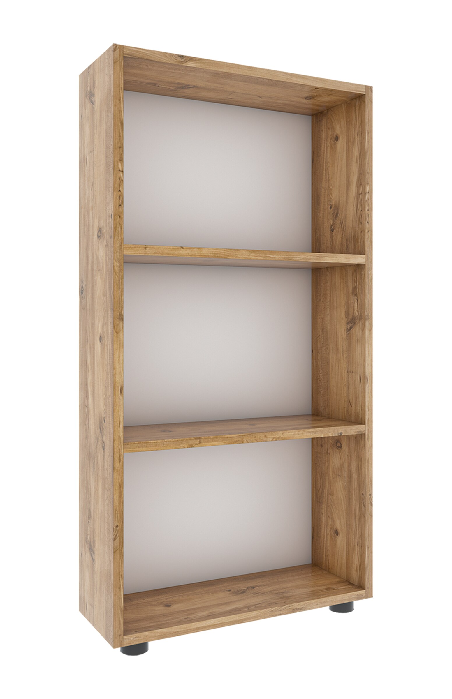 VCM Holz Aufbewahrung Stand Regal Bücherregal Deko Bücher Standregal Bulas 3 Fächer