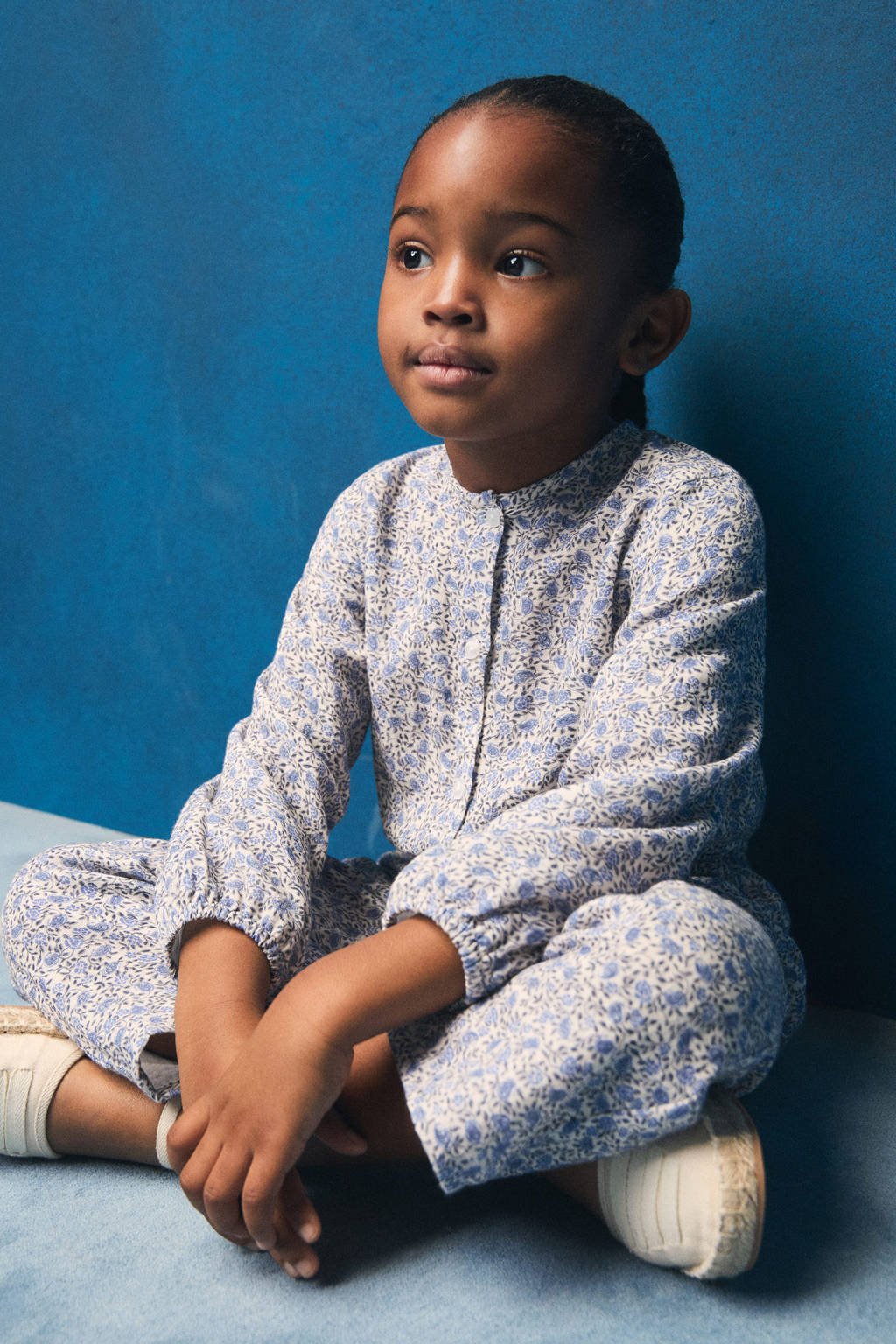 Mango Kids jumpsuit blauw