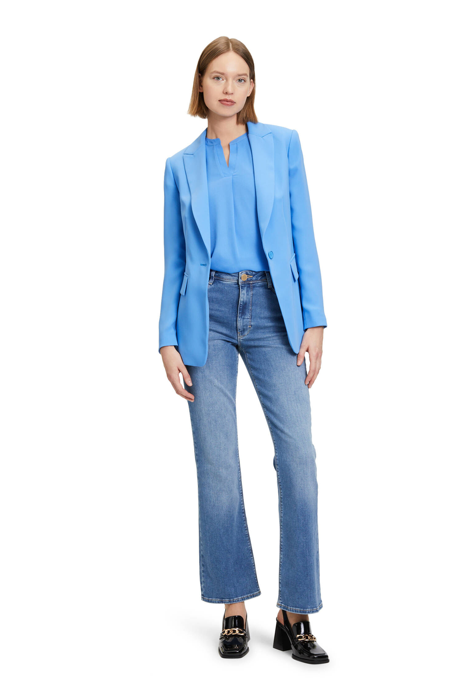 Betty & Co| Damen Blusenshirt kurzarm