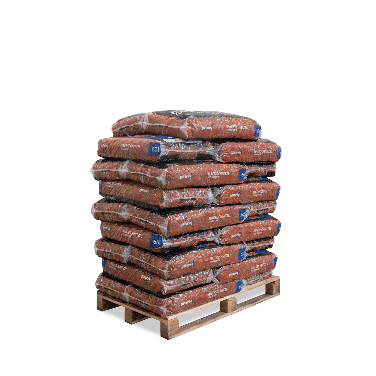 Galamio Rode Houtsnippers 60l x 26 Zakken 1560l Pallet