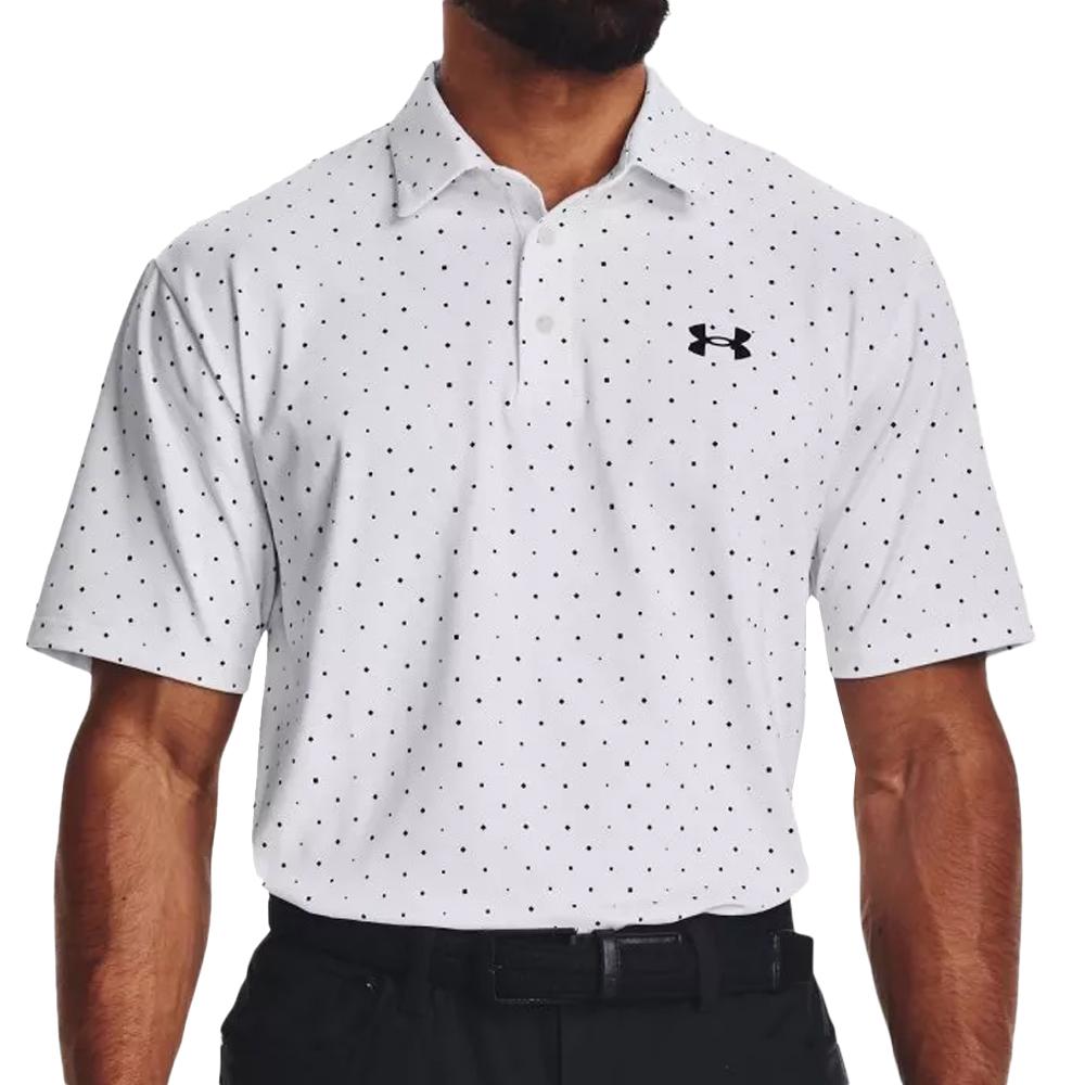 Under Armour Polo Blanc/Noir Homme Under Armour Playoff