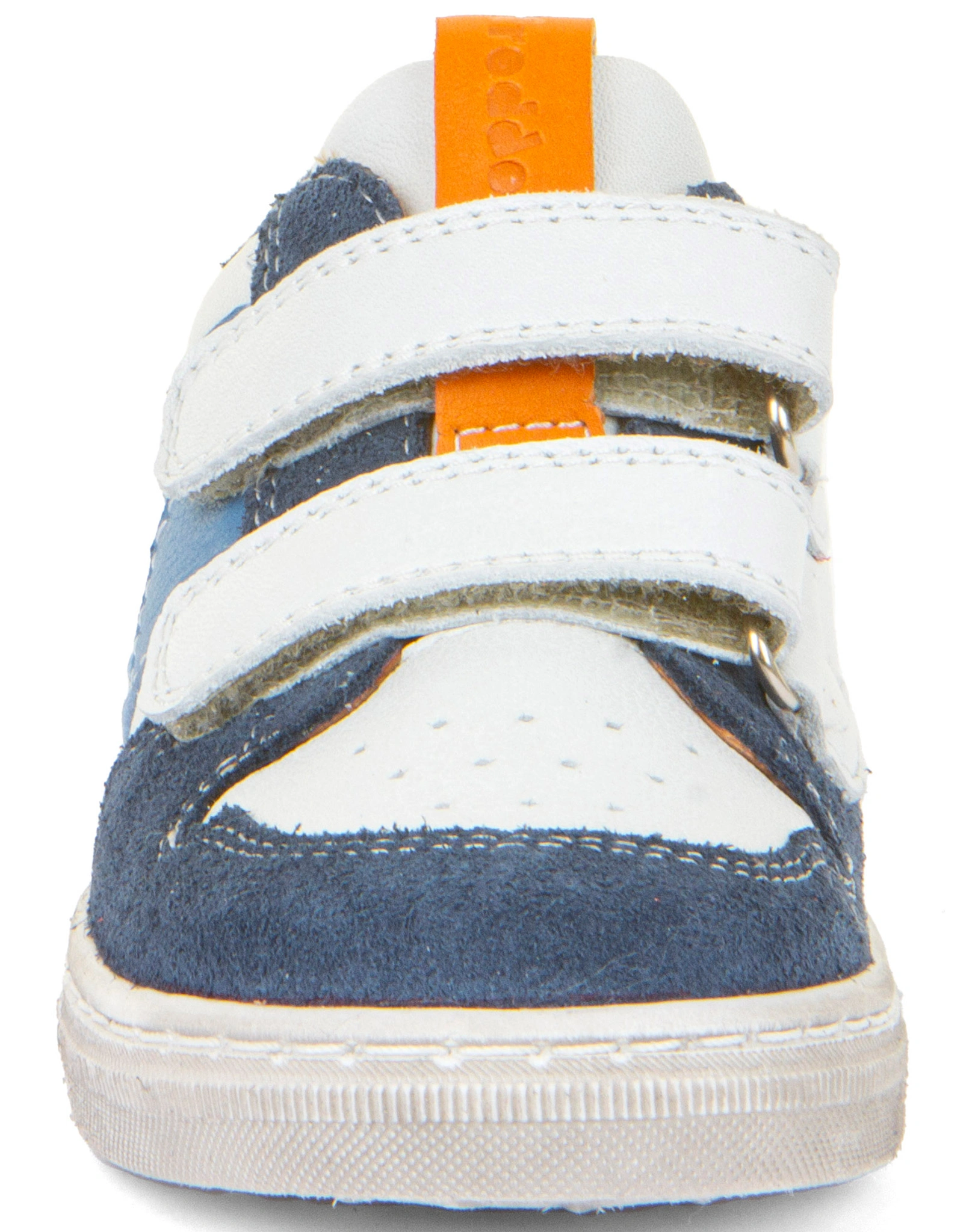 Klett-Halbschuhe DOLBY STAR in white/denim