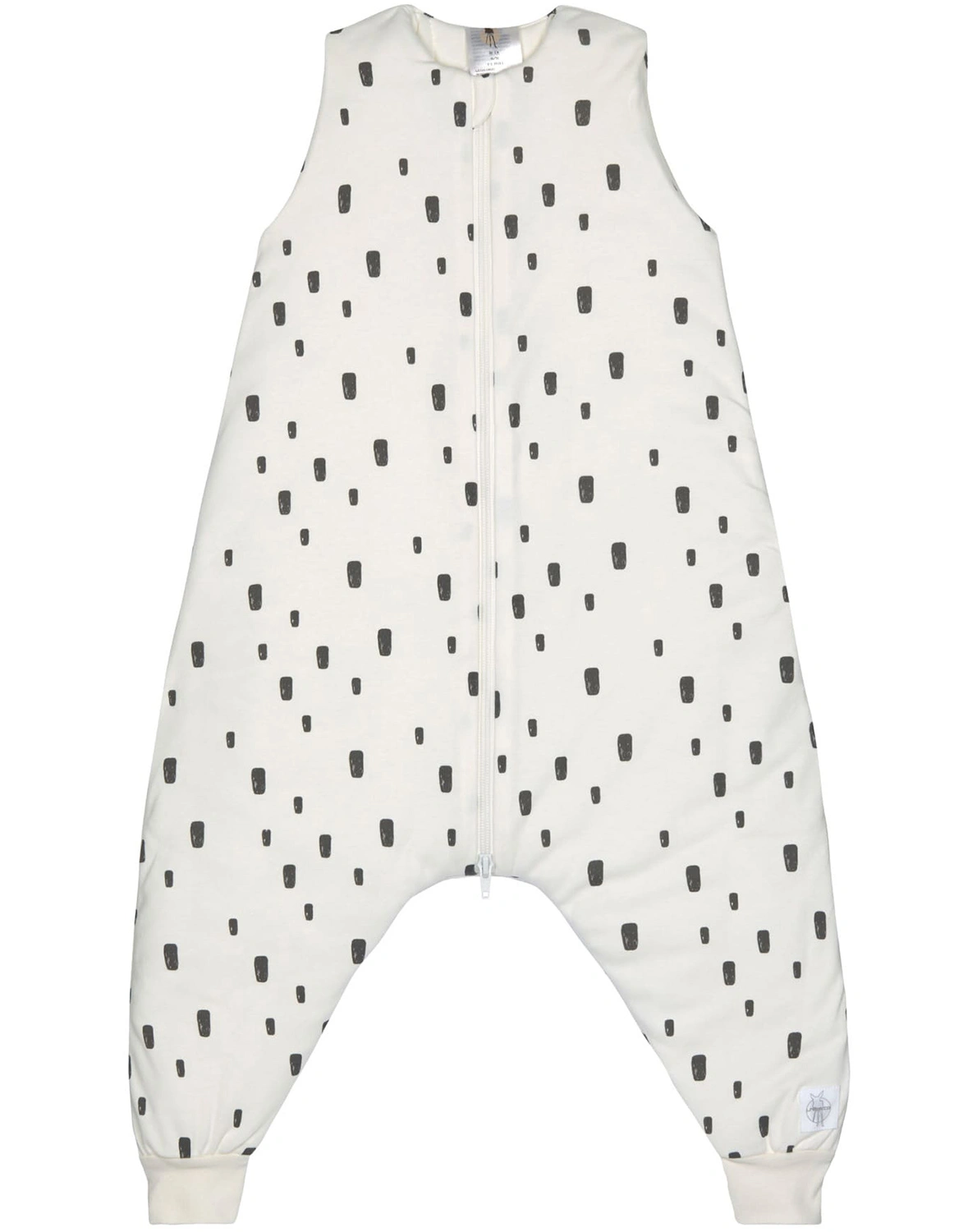 Babyschlafsack BRICKS mit Hosenbeinen (92cm) in weiß