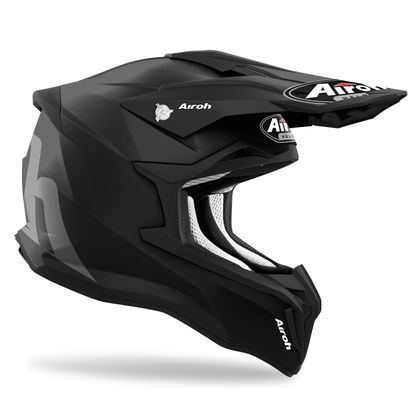 Casque cross Airoh STRYKER - COLOR - BLACK MATT 2023 - Noir / Blanc