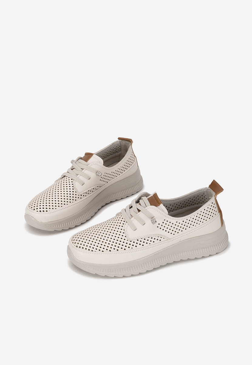 Baskets pour femme blancs Nezelia