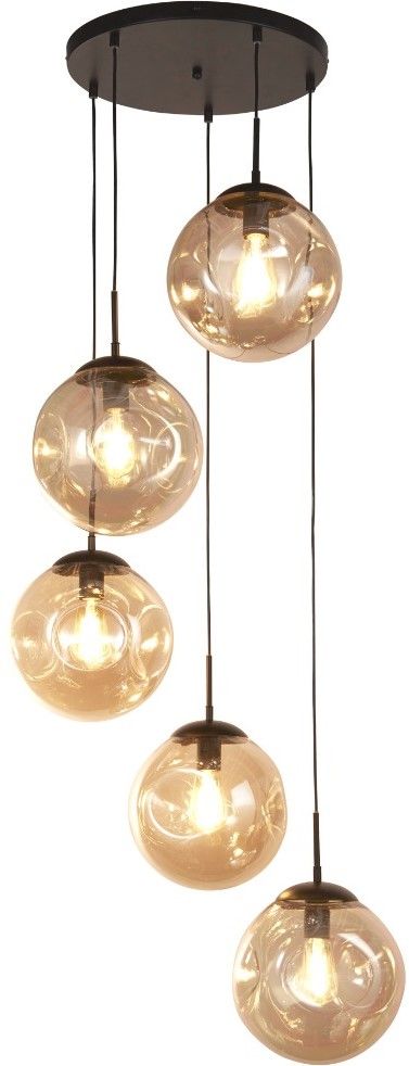 Hanglamp 22123-5BK Punch B61 x D61 cm