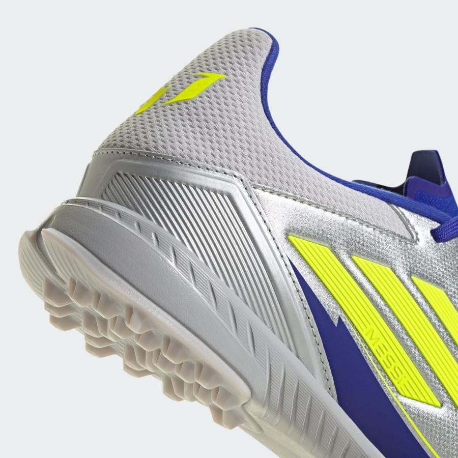 adidas F50 Messi League TF La Vida Rapida - Argenté/Jaune/Bleu